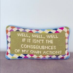 Furbish decorative consequences pillow